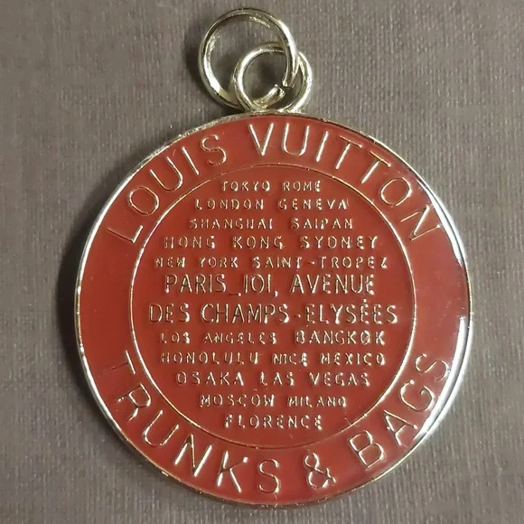 LV Reddish Brown Trunks & Bags Charm Double Sided Pendant - Picture 2 of 2